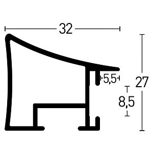 Wissellijst Schalmei, 59,4x84,1cm(a1)