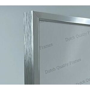 Aluminium Wissellijst - Geborsteld Glans Zilver - Sion, 18x24cm
