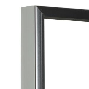 Salerno wissellijst - chrome antraciet, 45x60cm